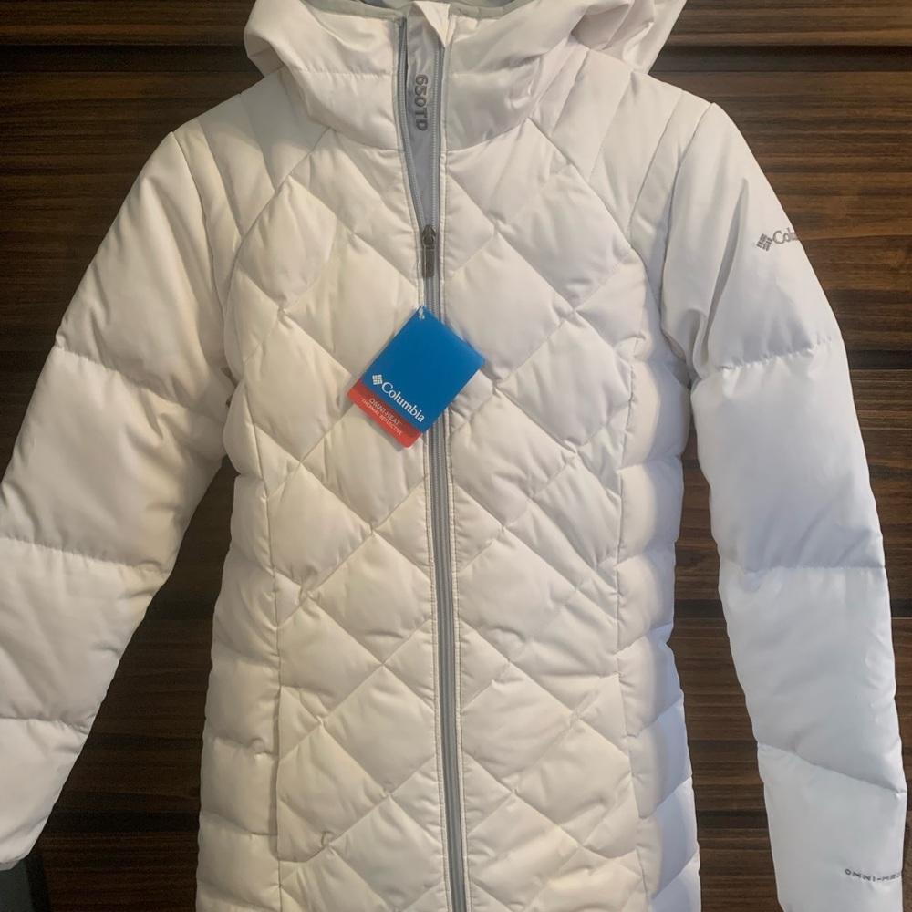 Columbia Omni-Heat 650TD women’s jacket white - Small- NWT